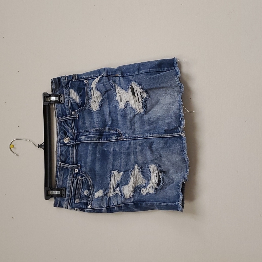 Women's American Eagle Jean Mini Skirt